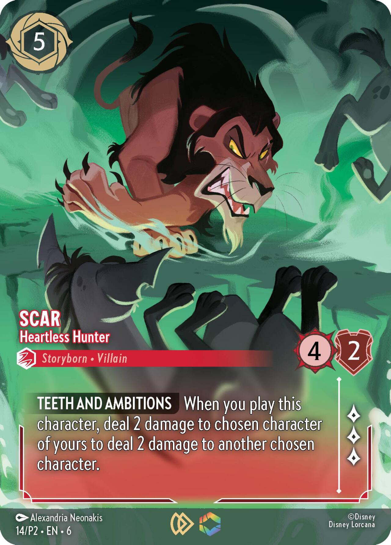 Scar - Heartless Hunter (Store Championship) (14) [Promo Cards] | L.A. Mood Comics and Games