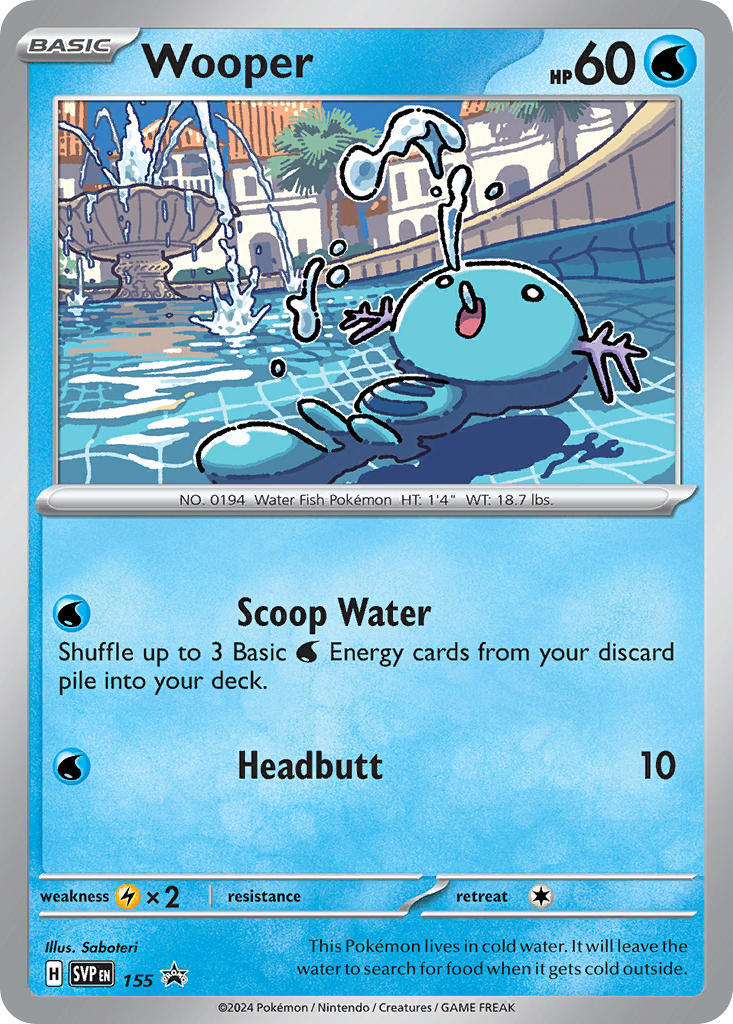 Wooper (155) [Scarlet & Violet: Black Star Promos] | L.A. Mood Comics and Games