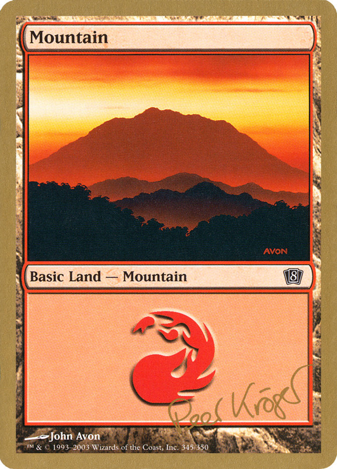 Mountain (pk345) (Peer Kroger) [World Championship Decks 2003] | L.A. Mood Comics and Games