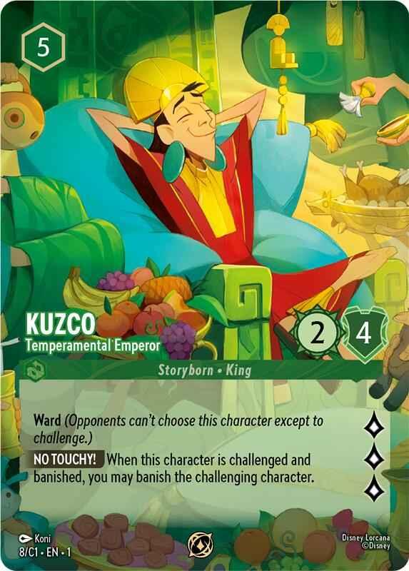 Kuzco - Temperamental Emperor (8) [Promo Cards] | L.A. Mood Comics and Games
