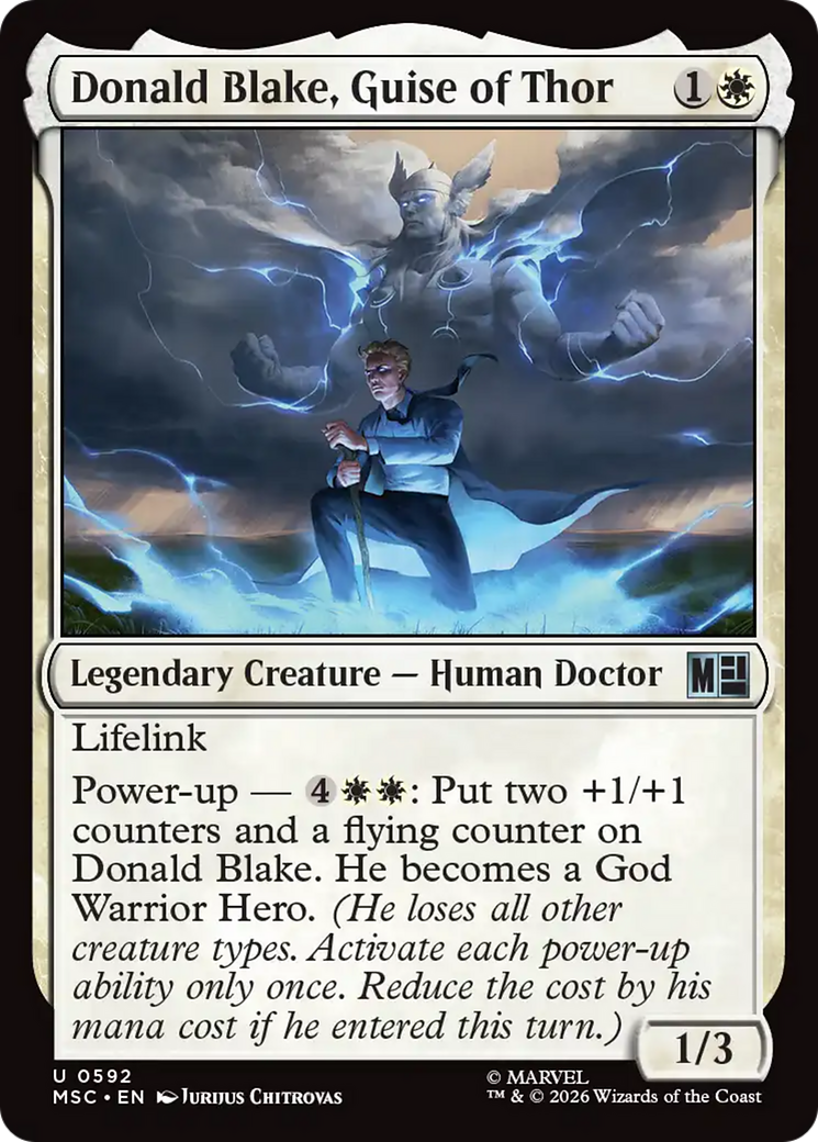 Donald Blake, Guise of Thor [Marvel Super Heroes Commander] | L.A. Mood Comics and Games