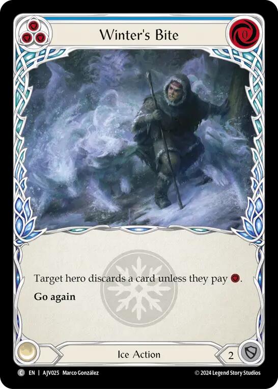 Winter's Bite (Blue) [AJV025] (Armory Deck: Jarl Vetreidi) | L.A. Mood Comics and Games