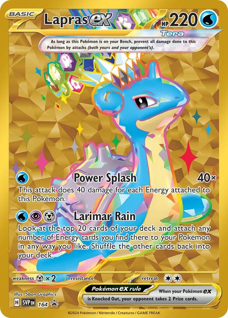 Lapras ex (164) [Scarlet & Violet: Black Star Promos] | L.A. Mood Comics and Games