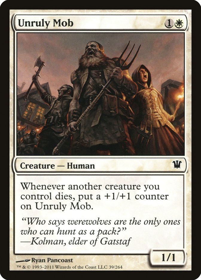 Unruly Mob [Innistrad] | L.A. Mood Comics and Games