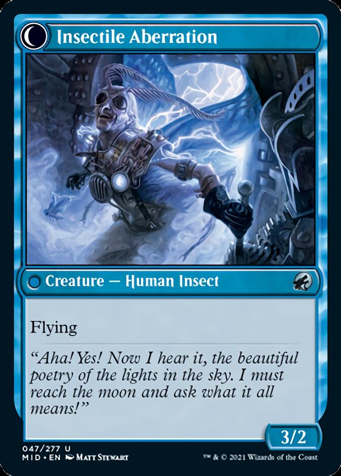 Delver of Secrets // Insectile Aberration [Innistrad: Midnight Hunt] | L.A. Mood Comics and Games