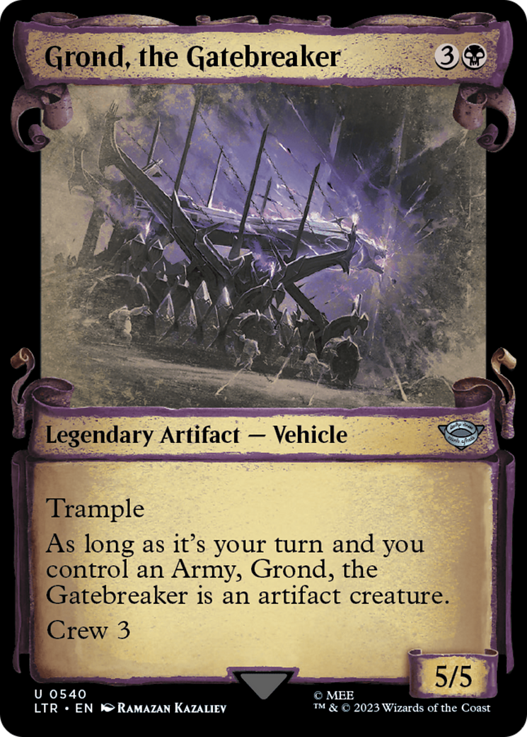 Grond, the Gatebreaker [The Lord of the Rings: Tales of Middle-Earth Showcase Scrolls] | L.A. Mood Comics and Games