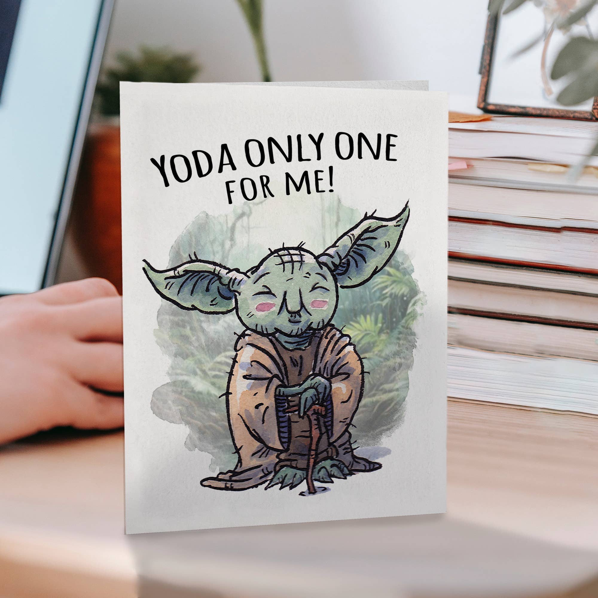 "You-da only One" - Sci-Fi Space Valentine Anniversary Card | L.A. Mood Comics and Games