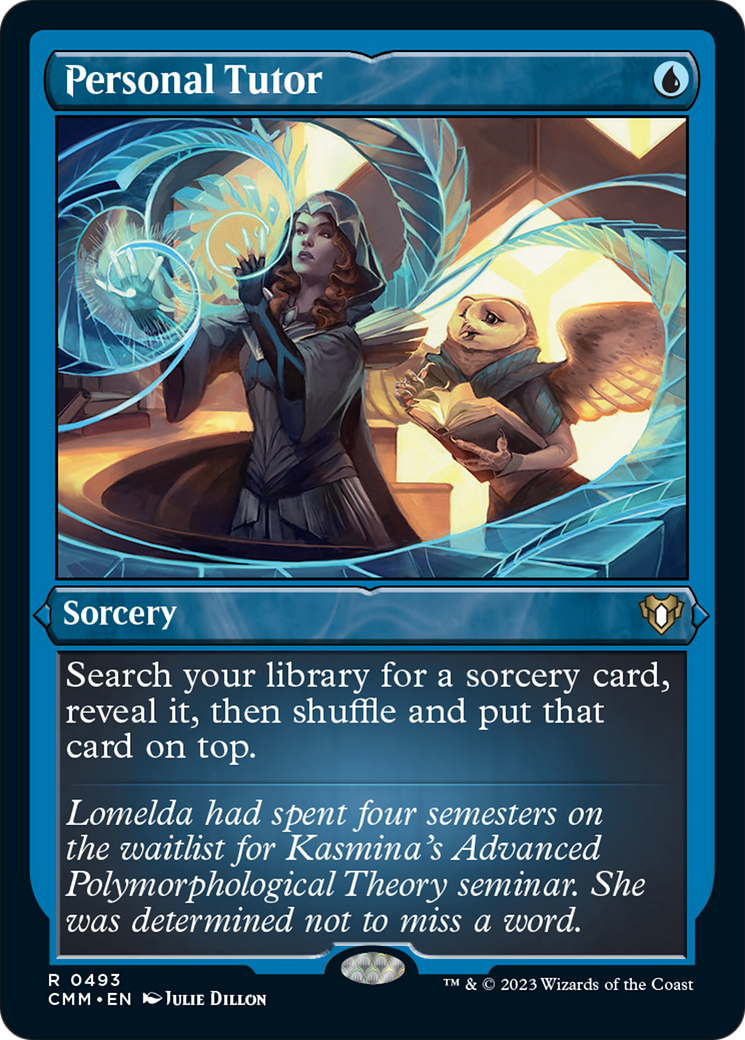Personal Tutor (Foil Etched) [Commander Masters] | L.A. Mood Comics and Games