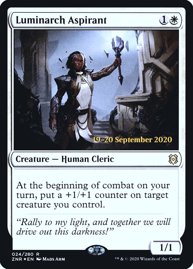 Luminarch Aspirant [Zendikar Rising Prerelease Promos] | L.A. Mood Comics and Games