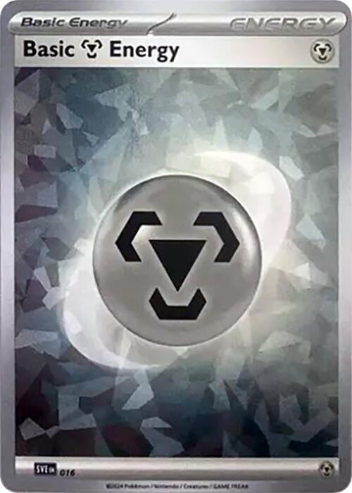Basic Metal Energy (016) (Cracked Ice Holo) [Scarlet & Violet: Stellar Crown] | L.A. Mood Comics and Games