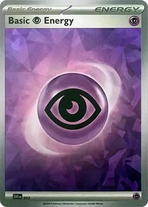 Basic Psychic Energy (013) (Cracked Ice Holo) [Scarlet & Violet: Stellar Crown] | L.A. Mood Comics and Games
