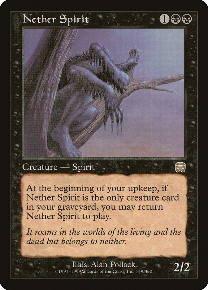 Nether Spirit [Mercadian Masques] | L.A. Mood Comics and Games