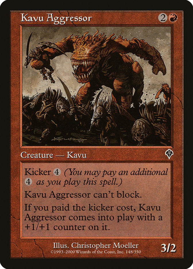 Kavu Aggressor [Invasion] | L.A. Mood Comics and Games