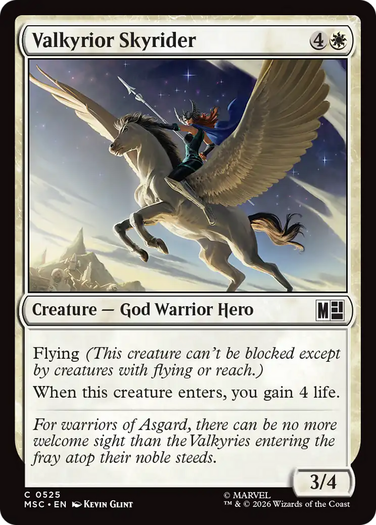Valkyrior Skyrider [Marvel Super Heroes Commander] | L.A. Mood Comics and Games