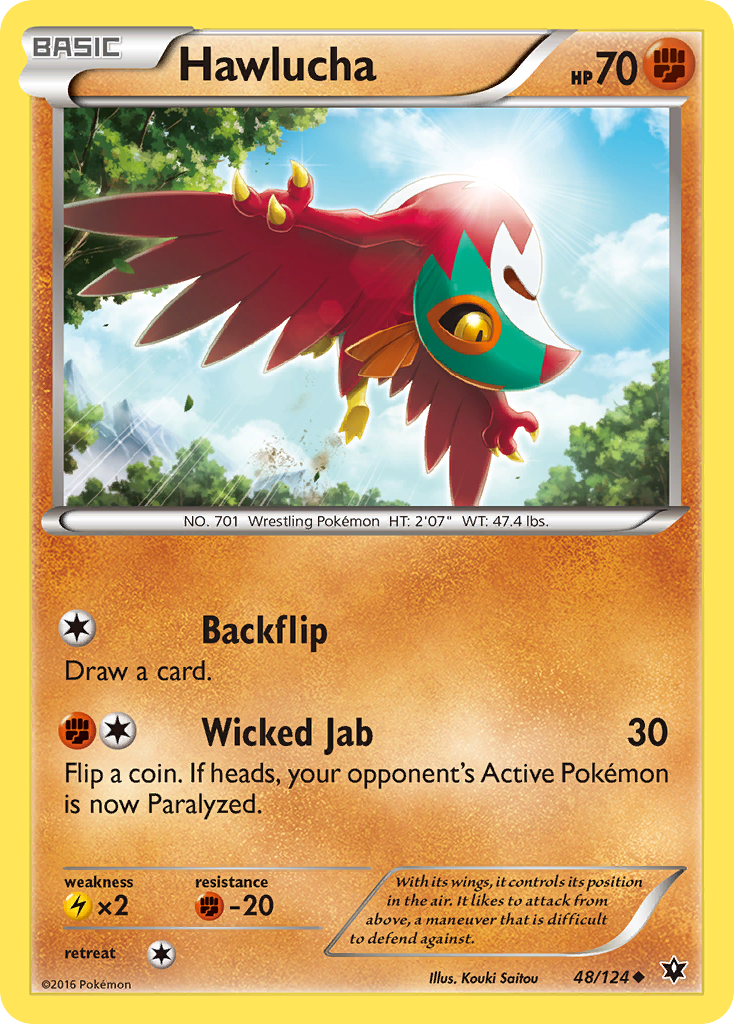 Hawlucha (48/124) [XY: Fates Collide] | L.A. Mood Comics and Games