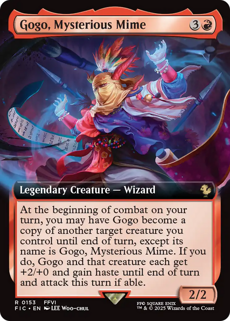 Gogo, Mysterious Mime (Extended Art) [FINAL FANTASY Commander] | L.A. Mood Comics and Games