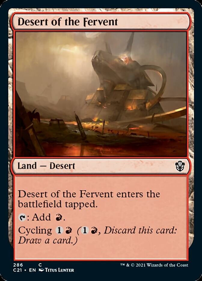 Desert of the Fervent [Commander 2021] | L.A. Mood Comics and Games