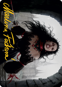 Voldaren Stinger Art Card (Gold-Stamped Signature) [Innistrad: Midnight Hunt Art Series] | L.A. Mood Comics and Games