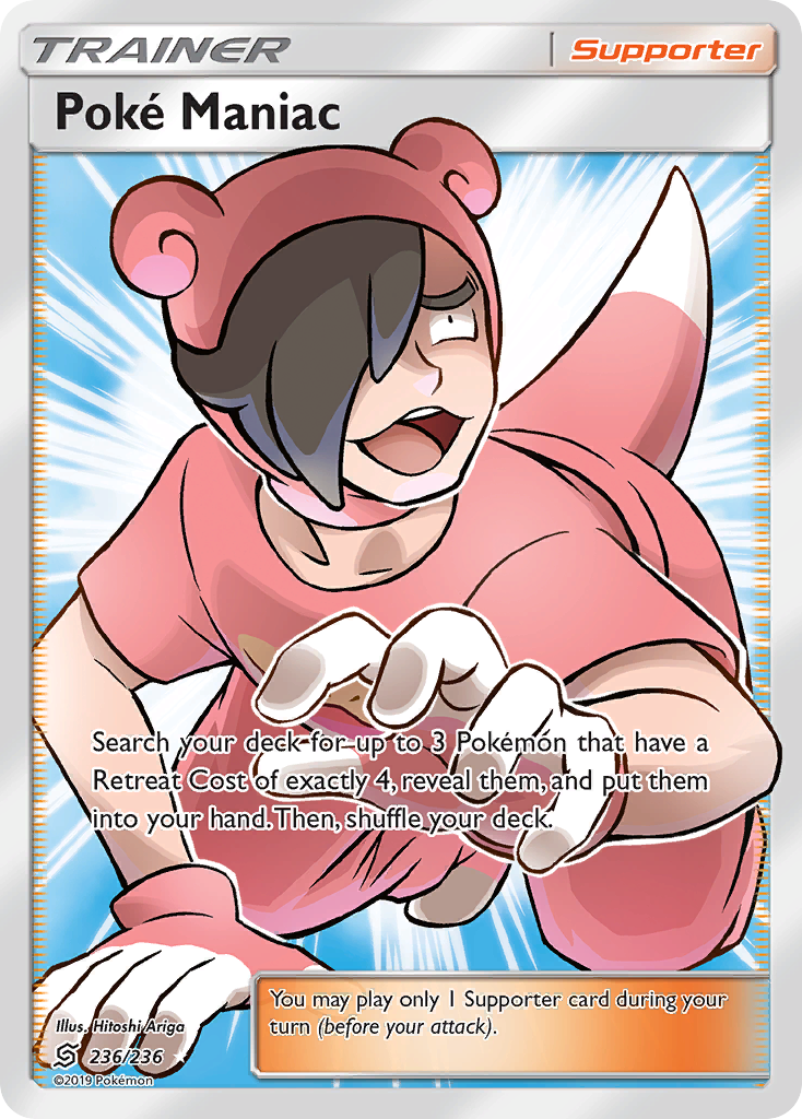 Poke Maniac (236/236) [Sun & Moon: Unified Minds] | L.A. Mood Comics and Games