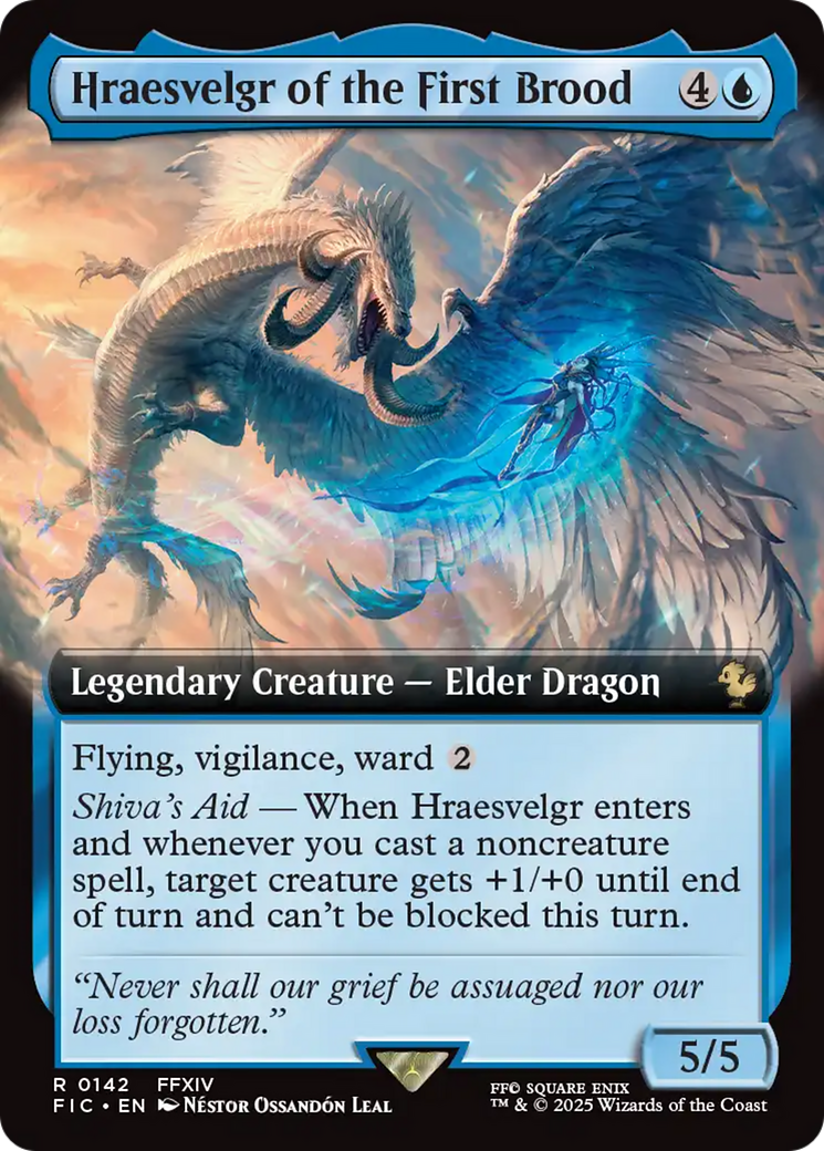 Hraesvelgr of the First Brood (Extended Art) [FINAL FANTASY Commander] | L.A. Mood Comics and Games