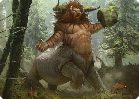 Stonehoof Chieftain Art Card [Commander Masters Art Series] | L.A. Mood Comics and Games