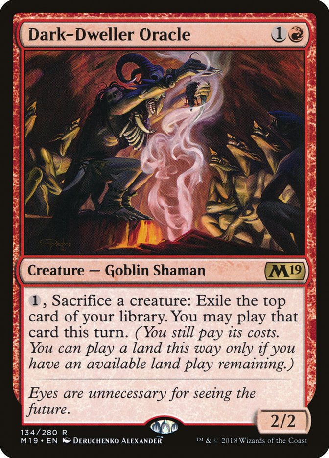 Dark-Dweller Oracle [Core Set 2019] | L.A. Mood Comics and Games