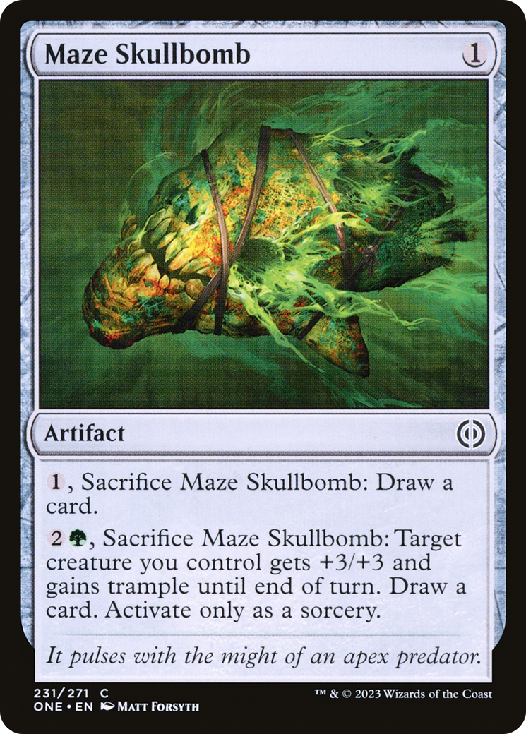 Maze Skullbomb [Phyrexia: All Will Be One] | L.A. Mood Comics and Games
