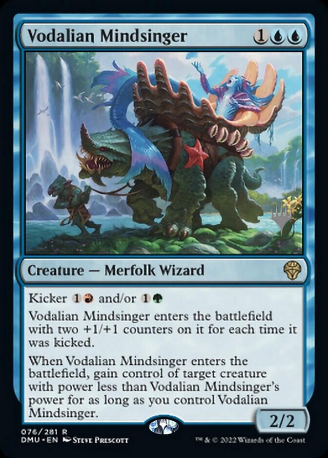 Vodalian Mindsinger (Promo Pack) [Dominaria United Promos] | L.A. Mood Comics and Games
