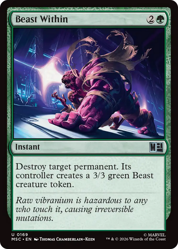 Beast Within [Marvel Super Heroes Commander] | L.A. Mood Comics and Games