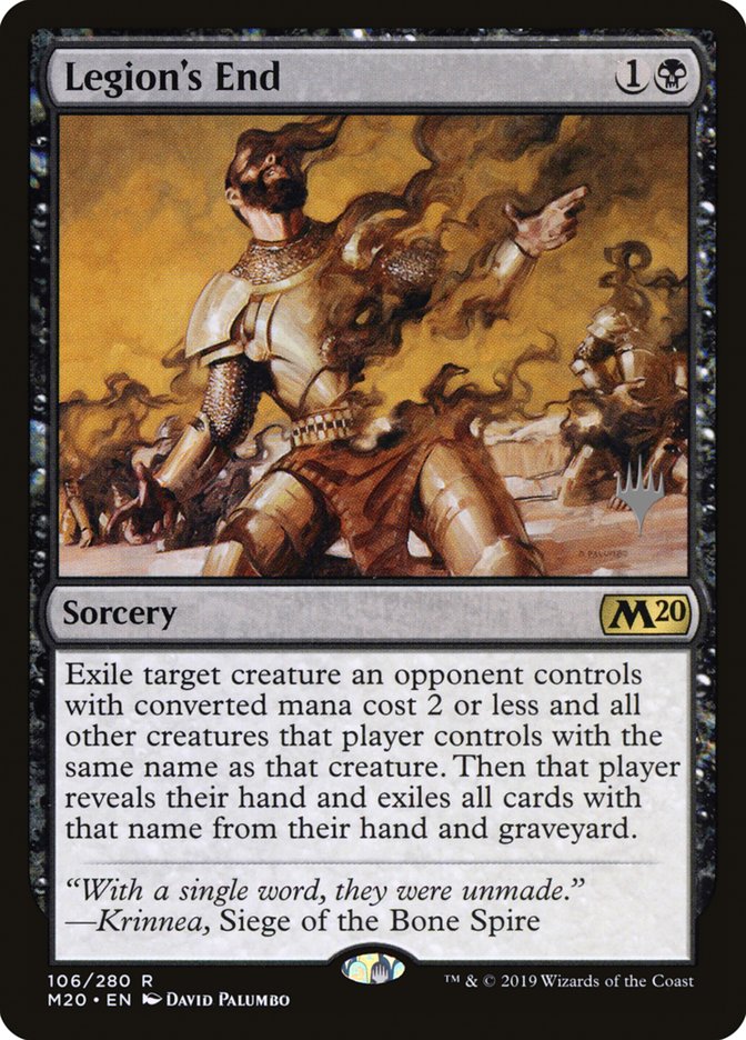 Legion's End (Promo Pack) [Core Set 2020 Promos] | L.A. Mood Comics and Games