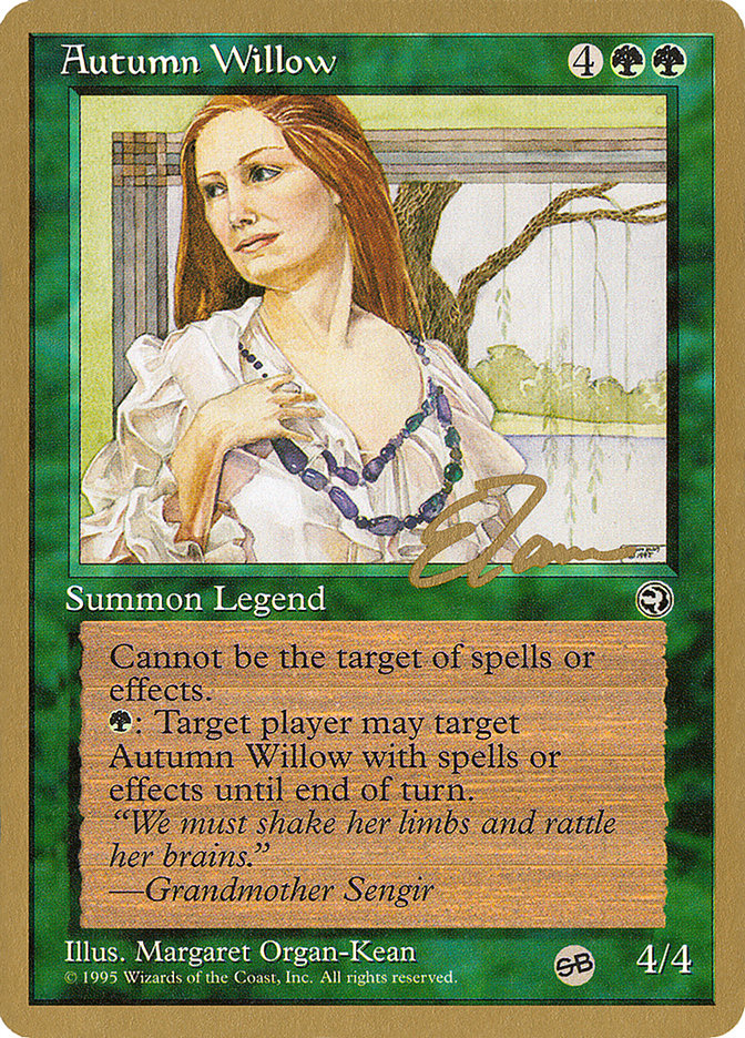 Autumn Willow (Eric Tam) (SB) [Pro Tour Collector Set] | L.A. Mood Comics and Games