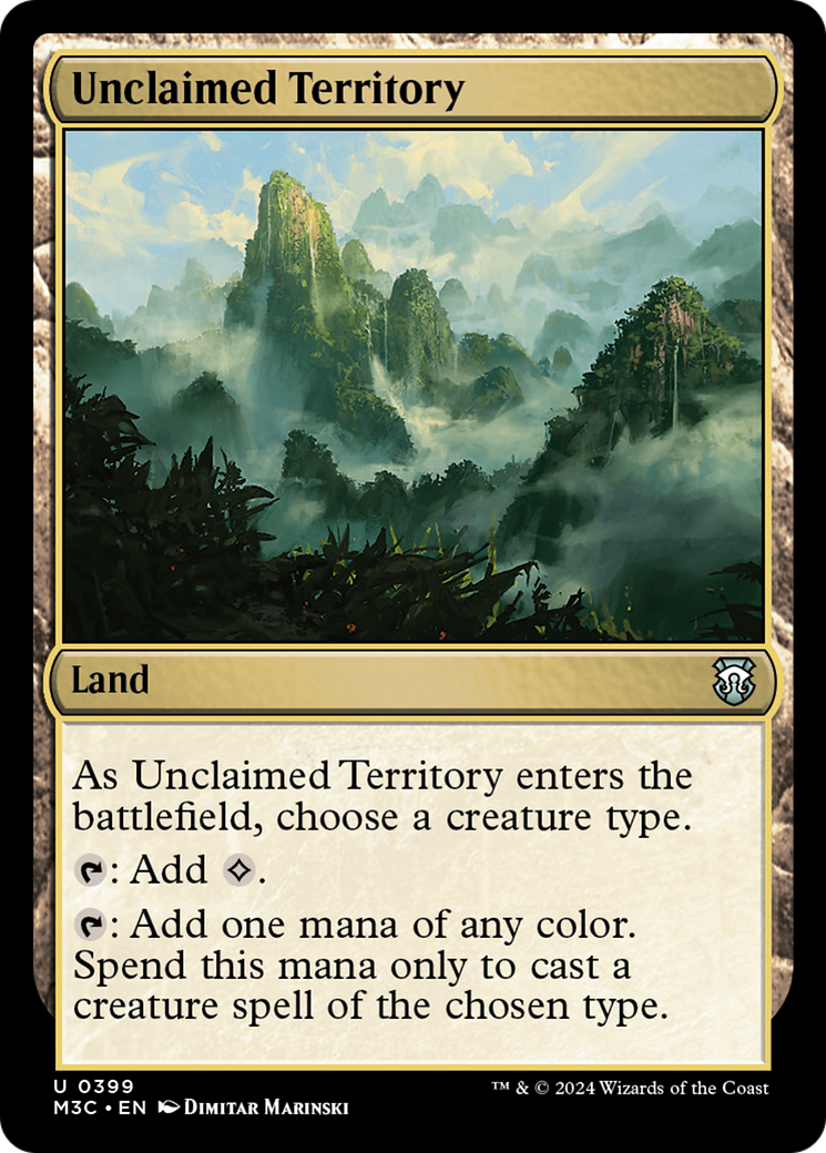 Unclaimed Territory (Ripple Foil) [Modern Horizons 3 Commander] | L.A. Mood Comics and Games