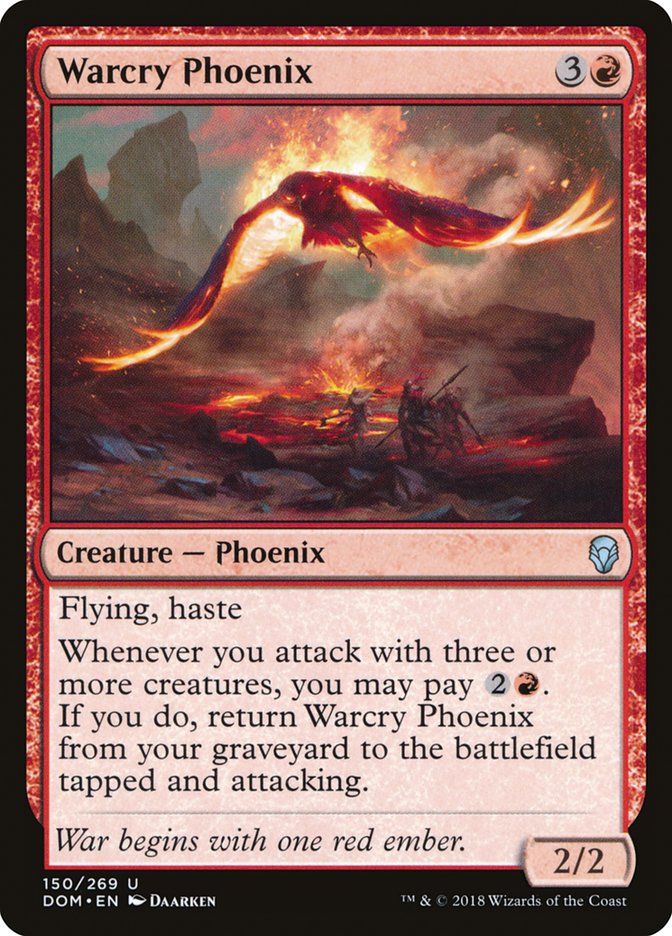 Warcry Phoenix [Dominaria] | L.A. Mood Comics and Games