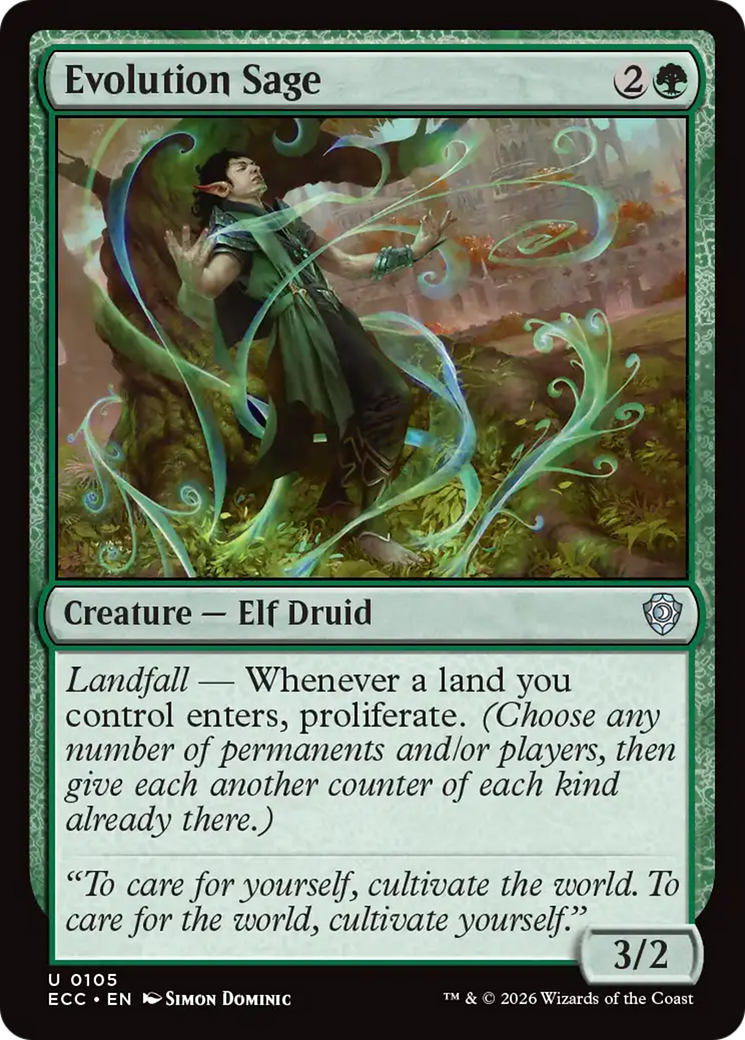 Evolution Sage [Lorwyn Eclipsed Commander] | L.A. Mood Comics and Games
