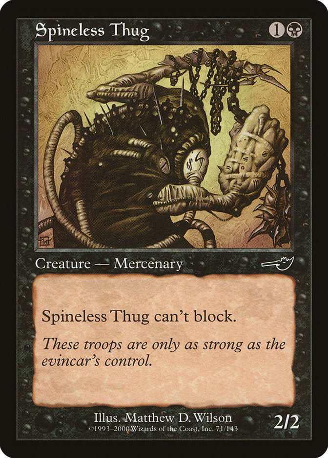 Spineless Thug [Nemesis] | L.A. Mood Comics and Games