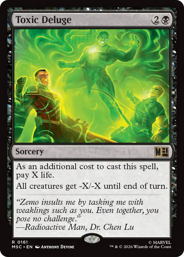 Toxic Deluge (Surge Foil) [Marvel Super Heroes Commander] | L.A. Mood Comics and Games
