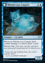 Mischievous Catgeist // Catlike Curiosity [Innistrad: Crimson Vow] | L.A. Mood Comics and Games