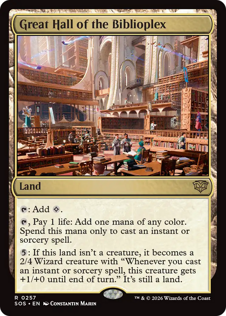 Great Hall of the Biblioplex [Secrets of Strixhaven] | L.A. Mood Comics and Games