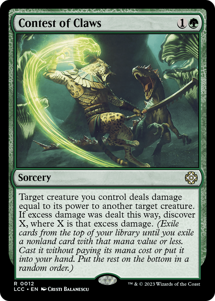Contest of Claws [The Lost Caverns of Ixalan Commander] | L.A. Mood Comics and Games