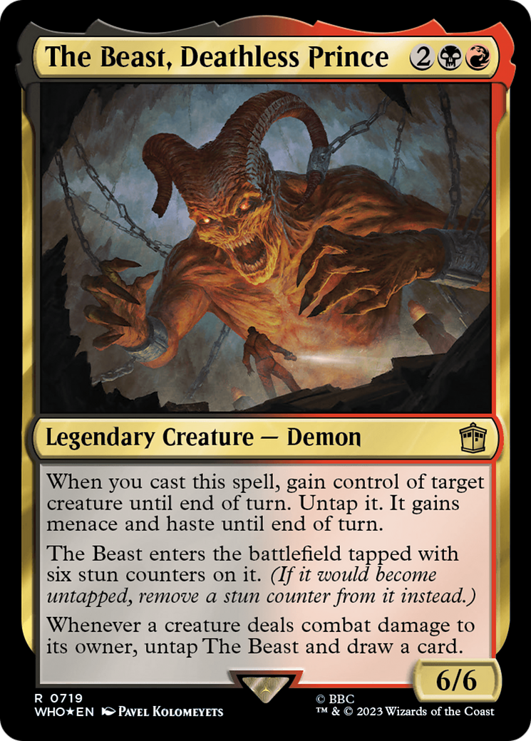 The Beast, Deathless Prince (Surge Foil) [Doctor Who] | L.A. Mood Comics and Games