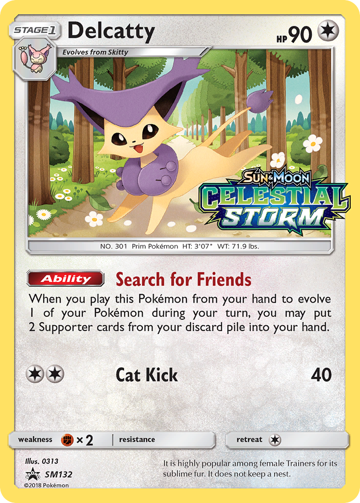 Delcatty (SM132) [Sun & Moon: Black Star Promos] | L.A. Mood Comics and Games