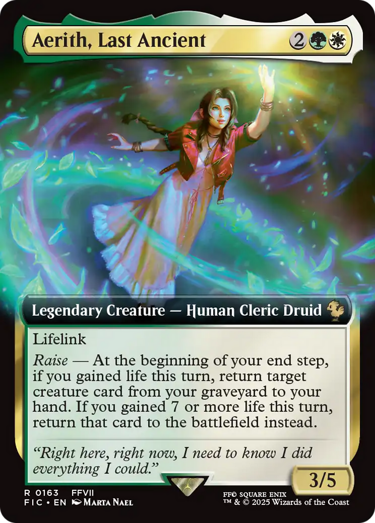 Aerith, Last Ancient (Extended Art) [FINAL FANTASY Commander] | L.A. Mood Comics and Games