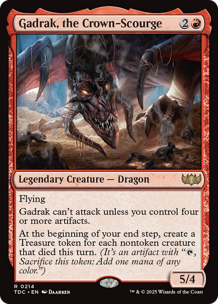 Gadrak, the Crown-Scourge [Tarkir: Dragonstorm Commander] | L.A. Mood Comics and Games