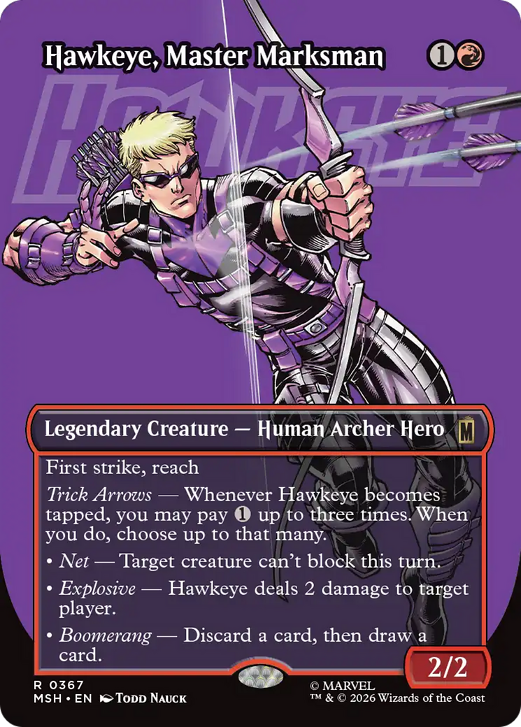Hawkeye, Master Marksman (Borderless) [Marvel Super Heroes] | L.A. Mood Comics and Games