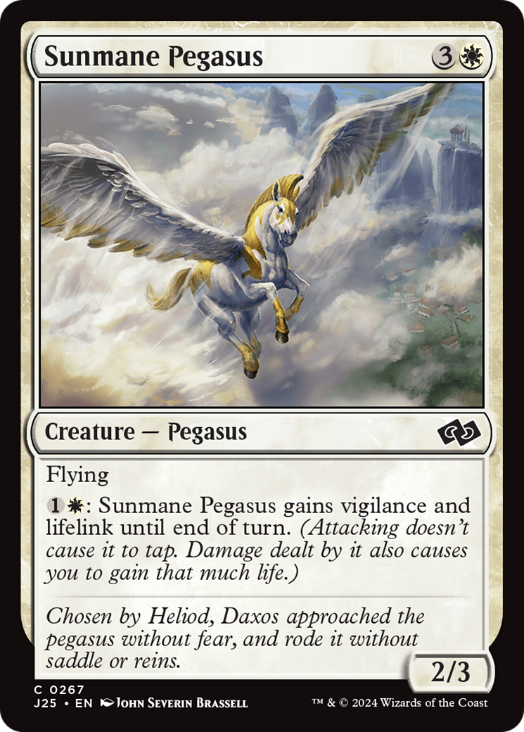 Sunmane Pegasus [Foundations Jumpstart] | L.A. Mood Comics and Games