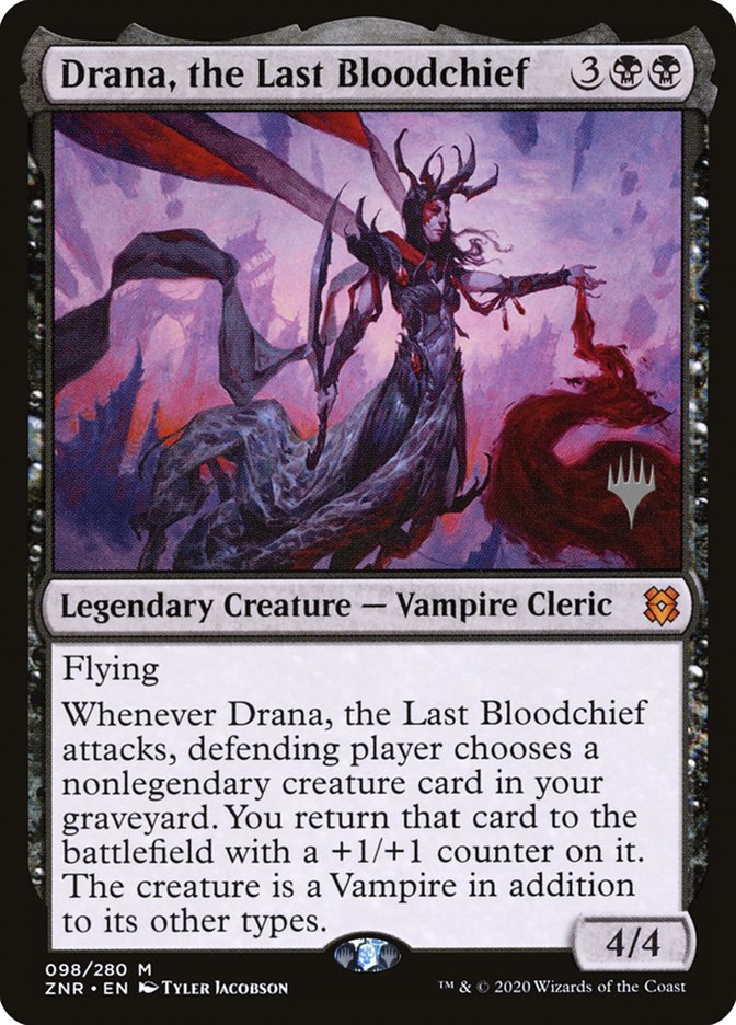 Drana, the Last Bloodchief (Promo Pack) [Zendikar Rising Promos] | L.A. Mood Comics and Games