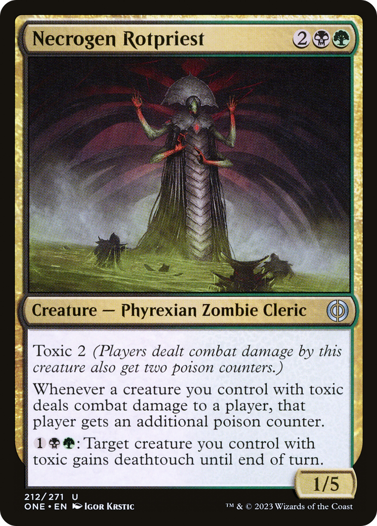 Necrogen Rotpriest [Phyrexia: All Will Be One] | L.A. Mood Comics and Games