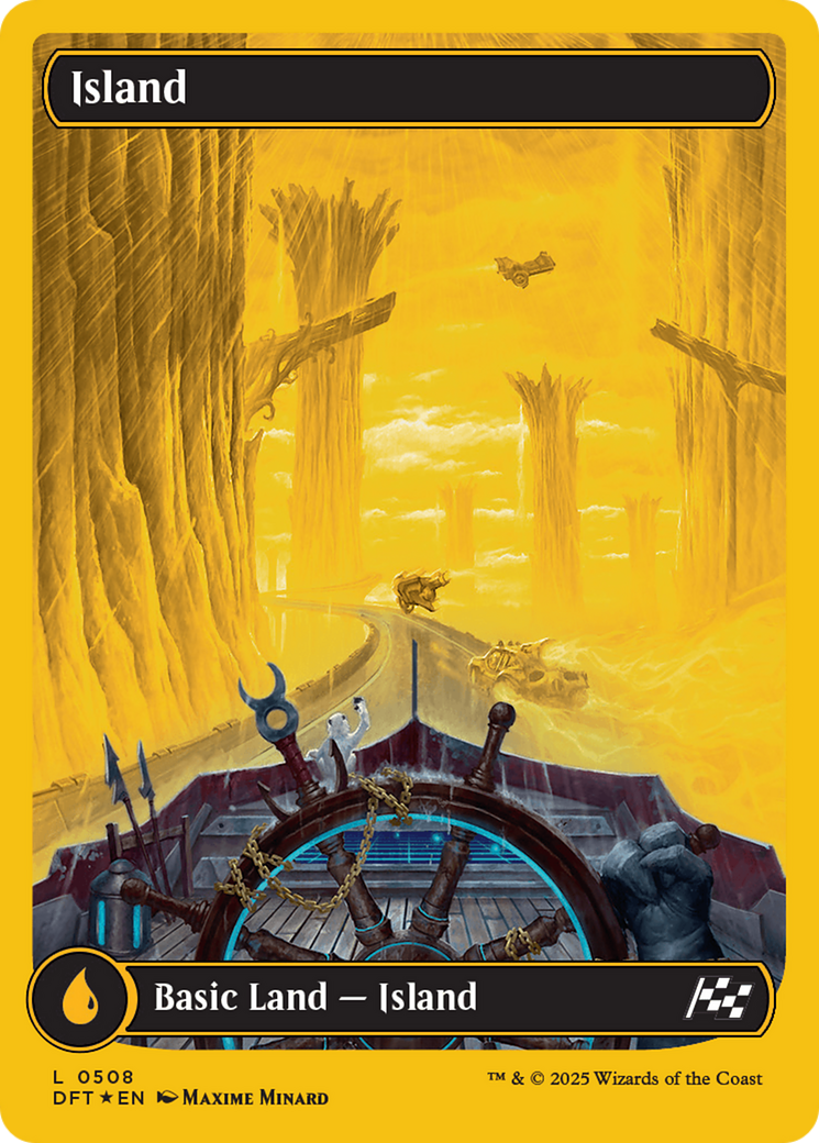 Island (0508) (First-Place Foil) [Aetherdrift] | L.A. Mood Comics and Games