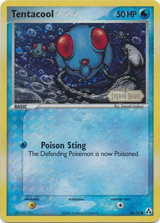 Tentacool (66/92) (Stamped) [EX: Legend Maker] | L.A. Mood Comics and Games