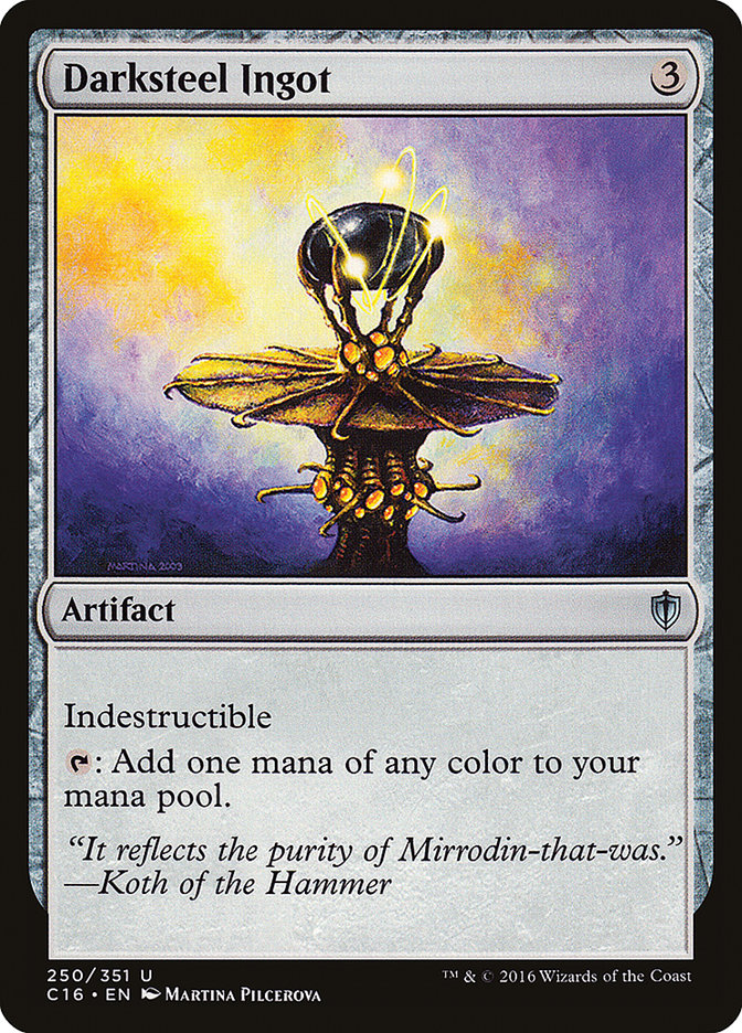 Darksteel Ingot [Commander 2016] | L.A. Mood Comics and Games